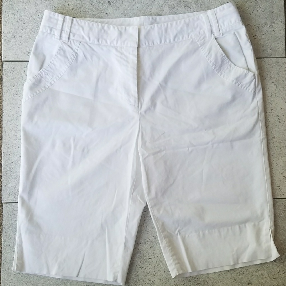 White Burmuda Shorts